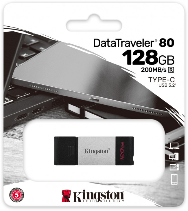 Флеш-накопитель Kingston DataTraveler 80 — для бизнеса и офиса