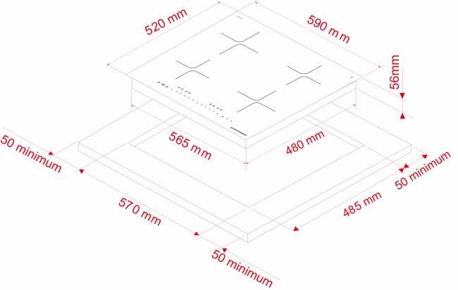 Варочная поверхность Kuppersberg Kuppersberg ICI 605 — для бизнеса и офиса Варочная поверхность Kuppersberg Kuppersberg ICI 605 — для бизнеса и офиса