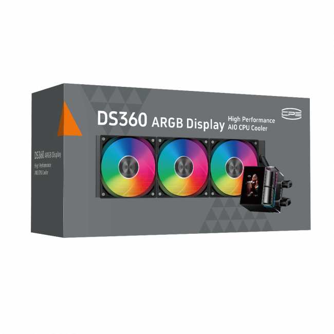 Система охлаждения PCCooler DS360 ARGB Display BK — для бизнеса и офиса Система охлаждения PCCooler DS360 ARGB Display BK — для бизнеса и офиса