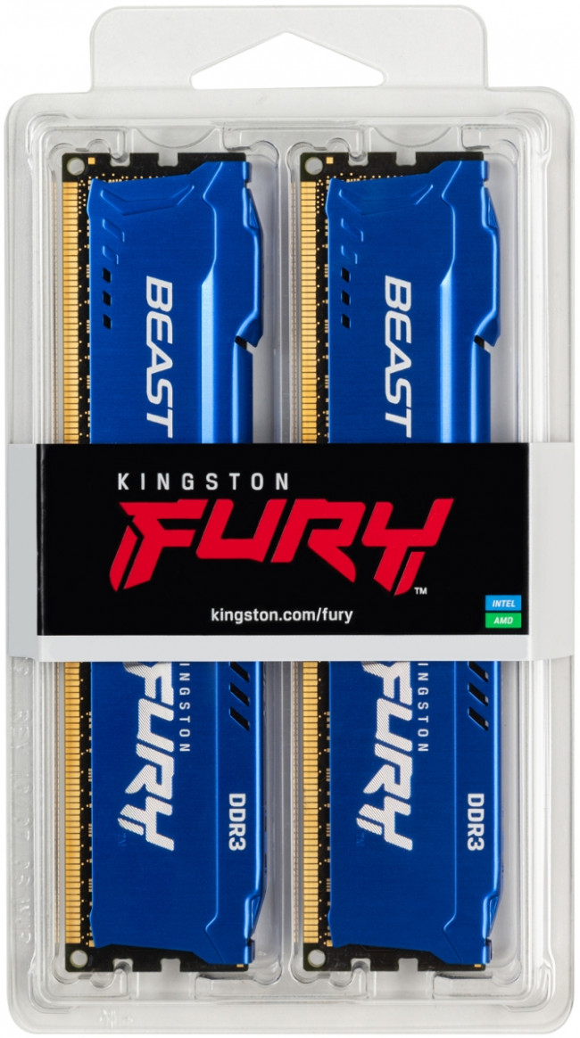 Память оперативная Kingston FURY Beast Blue KF316C10BK2/8
