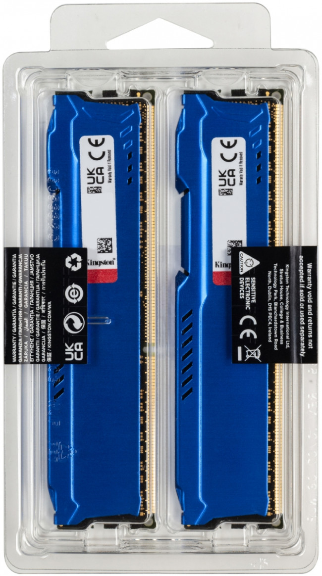Память оперативная Kingston FURY Beast Blue KF316C10BK2/8