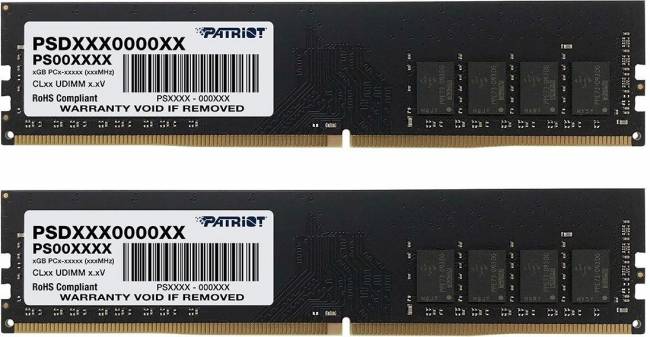 Память DDR4 2x8GB 2666MHz Patriot PSD416G2666K — для бизнеса и офиса