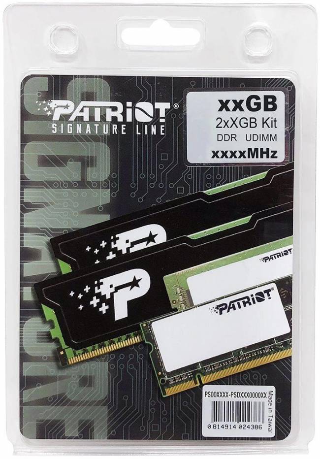 Память DDR4 2x8GB 2666MHz Patriot PSD416G2666K — для бизнеса и офиса