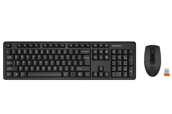 Клавиатура + мышь A4Tech 3330N клав:черный мышь:черный USB беспроводная Multimedia A4Tech 3330N — для бизнеса и офиса