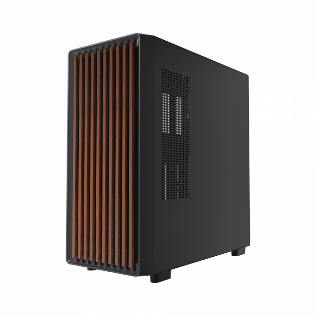 Корпус без блока питания HSPD F760-TGBK-ARGB — для бизнеса и офиса
