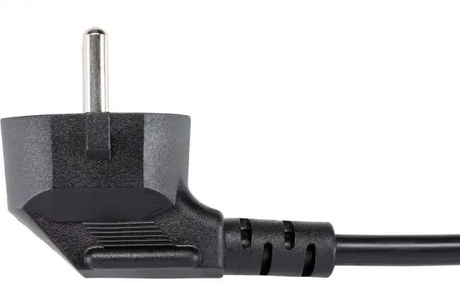 Кабель комп - розетка 220V EU (угловой)<VDE> 3GX1,5mm2, 1,8m, медь, Telecom <TY021-CU1.5-1.8M> VCOM TY021-CU1.5-1.8M — для бизнеса и офиса