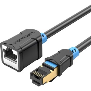 Патч-корд удлинитель Vention прямой SSTP cat.6, RJ45 - 2м. Черный Vention IBLBH