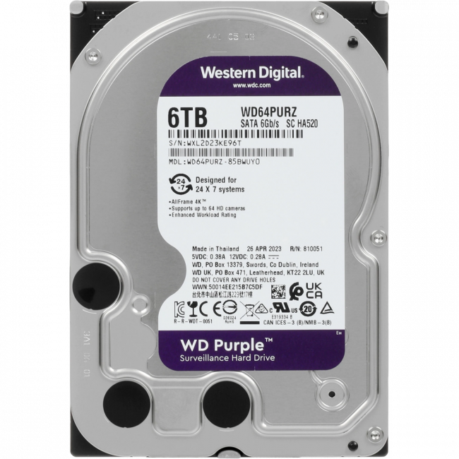Жесткий диск Seagate WD64PURZ — для бизнеса и офиса