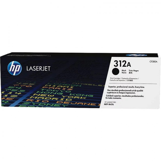 Тонер-картридж HP 312A Black Original LaserJet Toner Cartridge (CF380A)