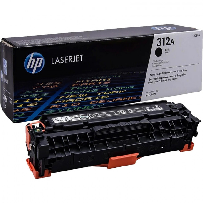 Тонер-картридж HP 312A Black Original LaserJet Toner Cartridge (CF380A)