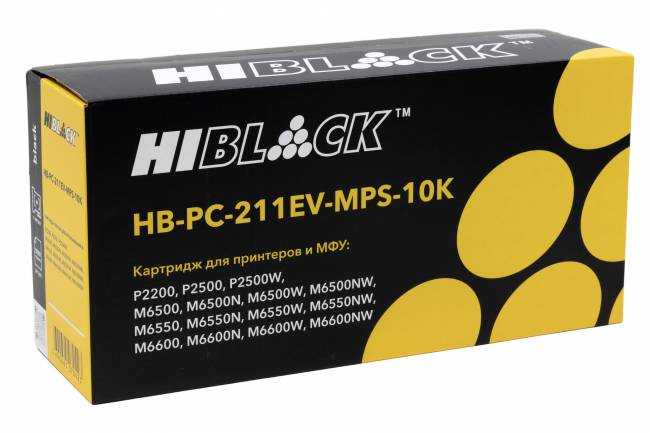 Картридж Hi-Black (HB-PC-211EV-MPS-10K) для Pantum P2200/P2207/P2507/P2500W/M6500/6550/6607, 10K — для бизнеса и офиса