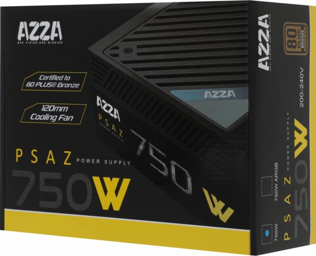 Блок питания AZZA PSAZ-750W — для бизнеса и офиса
