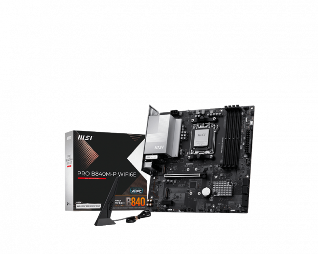 Материнская плата MSI PRO B840M-P WIFI6E — для бизнеса и офиса