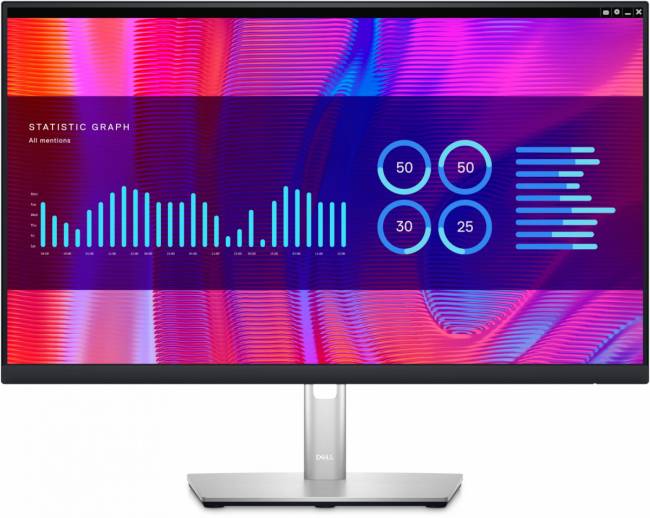 Монитор Монитор Dell 23.8" P2423DE черный IPS LED 5ms 16:9 HDMI матовая HAS Piv 1000:1 300cd 178гр/178гр 2560x1440 60Hz DP USB 5.98кг — для бизнеса и офиса