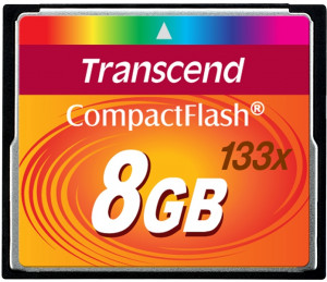 Карта памяти Transcend CompactFlash 133 8GB Карта памяти Transcend CompactFlash 133 8GB