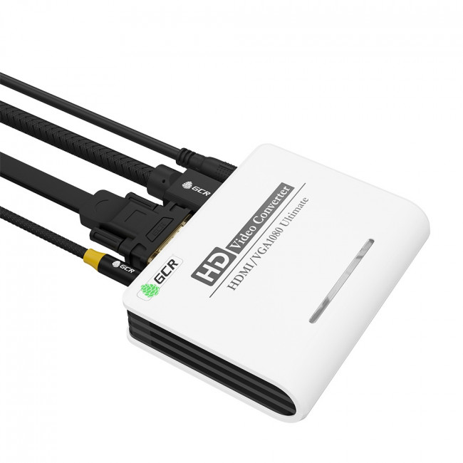 GCR Видео конвертер HDMI -> VGA + jack 3.5 mm, 1080P 60Hz, GL-v136 Конвертер Greenconnect HDMI/VGA/jack 3.5 mm (GCR-53395)