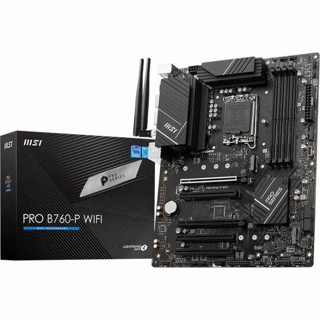 Материнская плата MSI PRO B760-P WIFI — для бизнеса и офиса