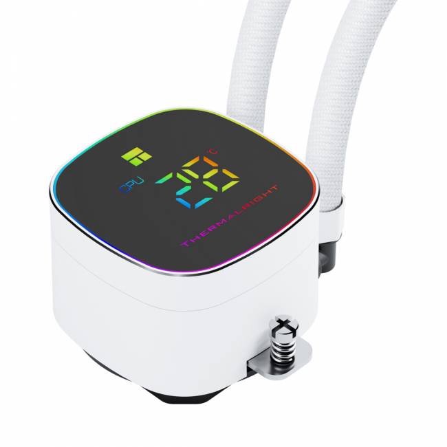 Система жидкостного охлаждения Thermalright Frozen Horizon 360 Digital White — для бизнеса и офиса Система жидкостного охлаждения Thermalright Frozen Horizon 360 Digital White — для бизнеса и офиса