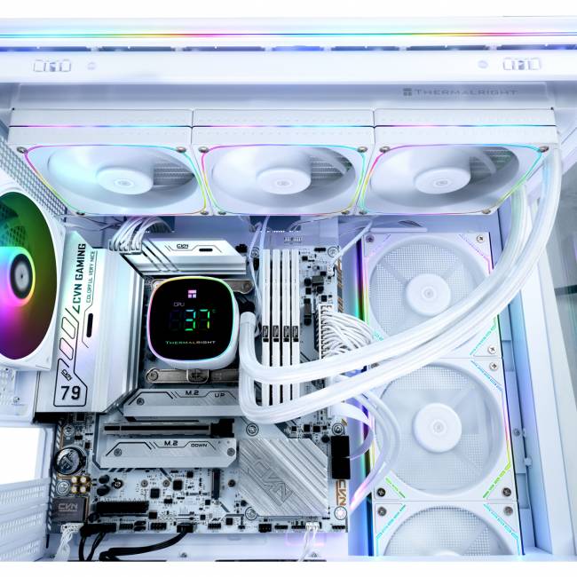 Система жидкостного охлаждения Thermalright Frozen Horizon 360 Digital White — для бизнеса и офиса Система жидкостного охлаждения Thermalright Frozen Horizon 360 Digital White — для бизнеса и офиса