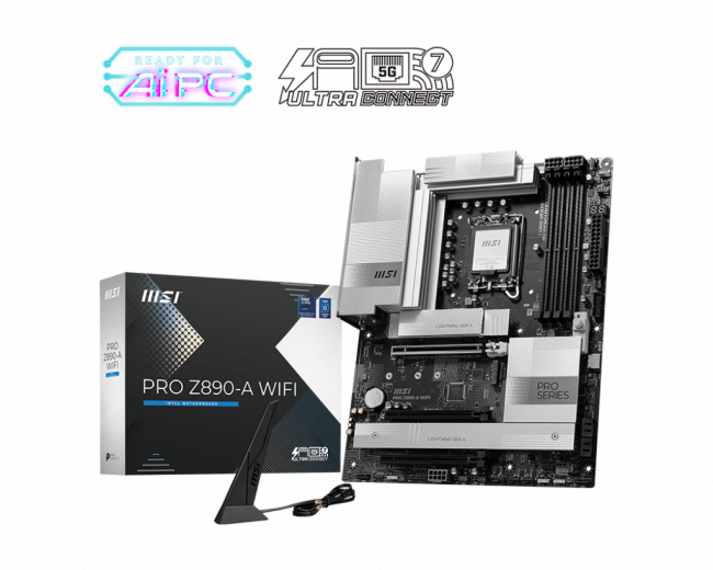 Материнская плата MSI PRO Z890-A WIFI — для бизнеса и офиса