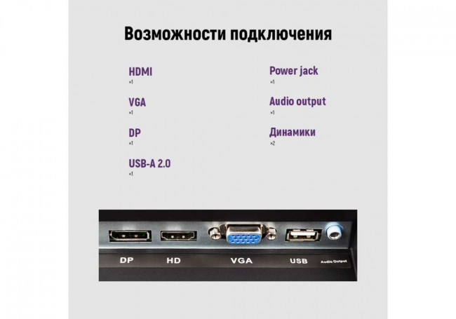 Монитор IRBIS ISM24FIDVesa — для бизнеса и офиса Монитор IRBIS ISM24FIDVesa — для бизнеса и офиса