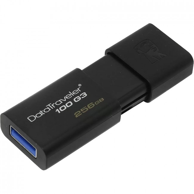 Флеш-накопитель Kingston 256GB DataTraveler 100 G3 (DT100G3/256GB) — для бизнеса и офиса