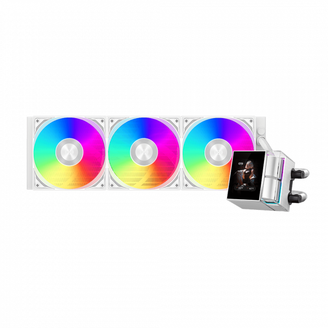 Система охлаждения PCCooler DS360 ARGB Display WH — для бизнеса и офиса