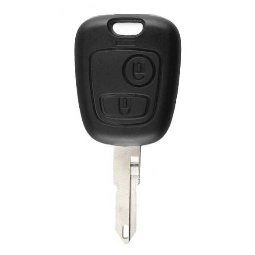 Корпус ключа CITROEN, PEUGEOT 2 кнопки NE-38 NE73 NE72, без лого — для бизнеса и офиса