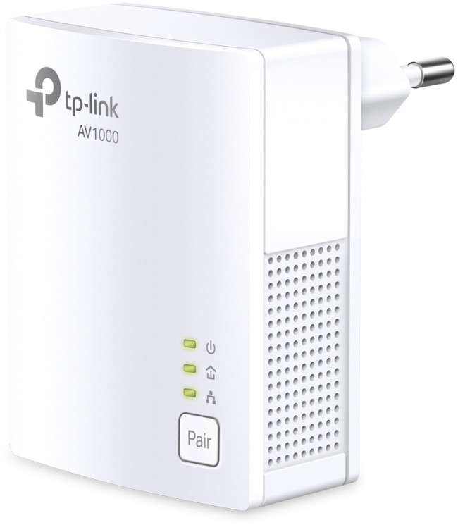 Комплект гигабитных адаптеров Powerline TP-Link  AV1000 Gigabit Powerline Starter TL-PA7017 KIT