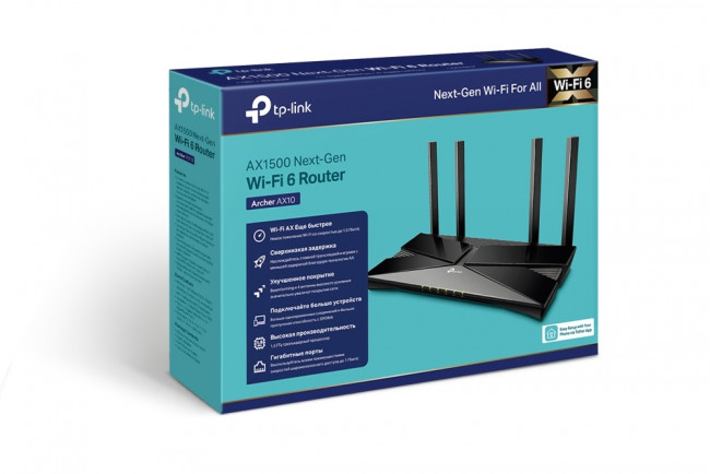 Маршрутизатор TP-Link Archer AX10 — для бизнеса и офиса