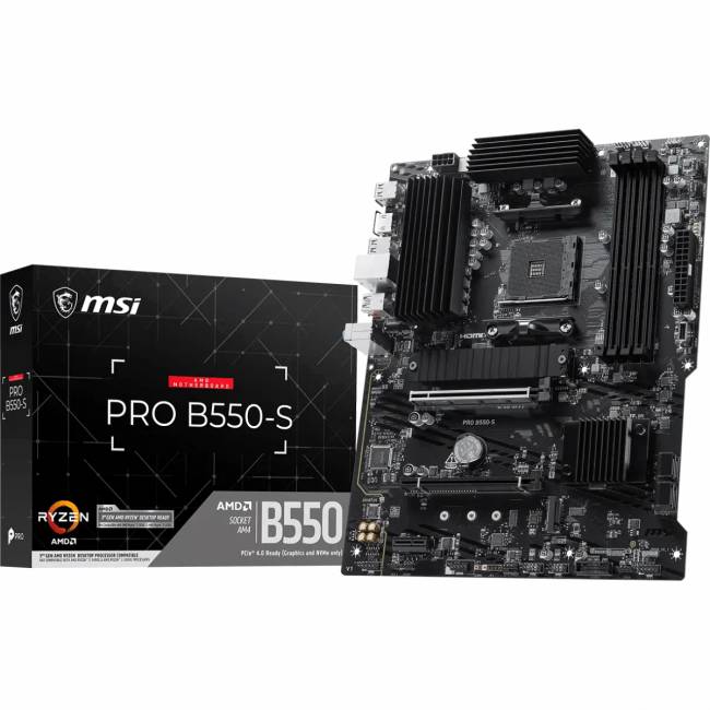 Материнская плата MSI PRO B550-S — для бизнеса и офиса