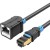 Патч-корд удлинитель Vention прямой SSTP cat.6, RJ45 - 3м. Черный Vention IBLBI