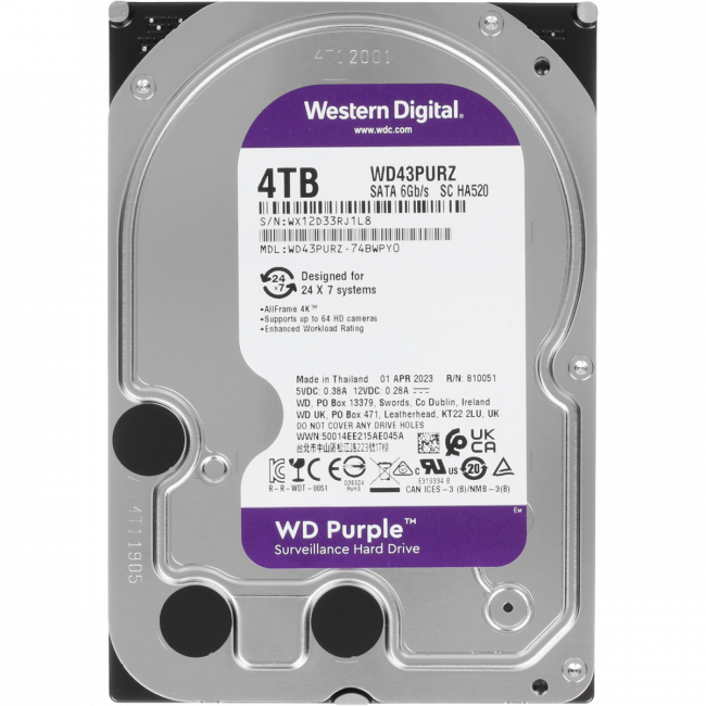 Жесткий диск Seagate WD43PURZ — для бизнеса и офиса