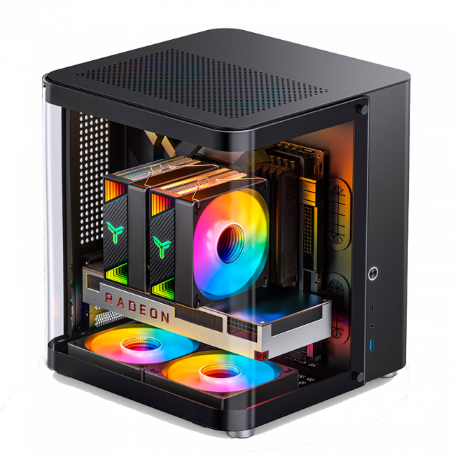 Корпус без блока питания JONSBO TK-1 Black — для бизнеса и офиса