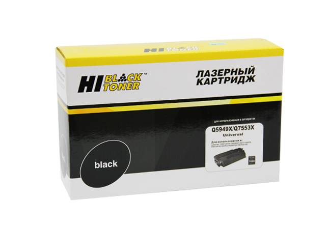 Картридж Hi-Black (HB-Q5949X/Q7553X) для HP LJ P2015/1320/3390/3392, Универсальный, 7K — для бизнеса и офиса