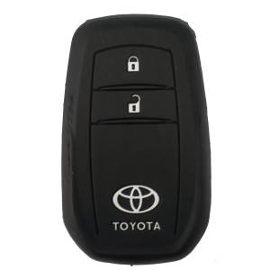 Чехол силиконовый смарт ключа TOYOTA 2 кнопки (с лого)