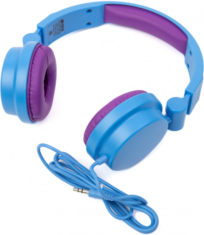 Наушники детские Hiper LUCKY Purple, фиолетовые-синие (HTW-VTX6) Hiper HTW-VTX6 — для бизнеса и офиса