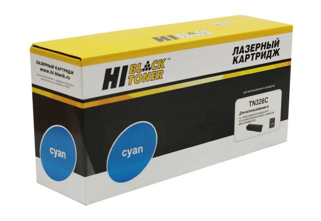 Тонер-картридж Hi-Black (HB-TN-326C) для Brother HL-L8250CDN/8350CDW/8350CDWT, C, 3,5K — для бизнеса и офиса