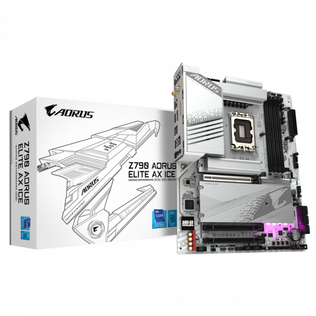 Материнская плата GIGABYTE Z790 A ELITE AX ICE — для бизнеса и офиса