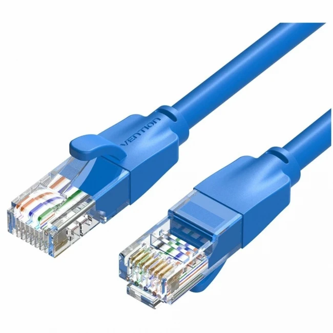 Патч-корд Vention прямой UTP cat.6, RJ45 - 2м. Синий Vention IBELH