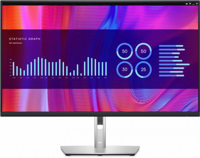 Монитор Монитор Dell 32" P3223DE черный IPS LED 5ms 16:9 HDMI матовая HAS Piv 1000:1 350cd 178гр/178гр 2560x1440 60Hz DP USB 11.7кг — для бизнеса и офиса
