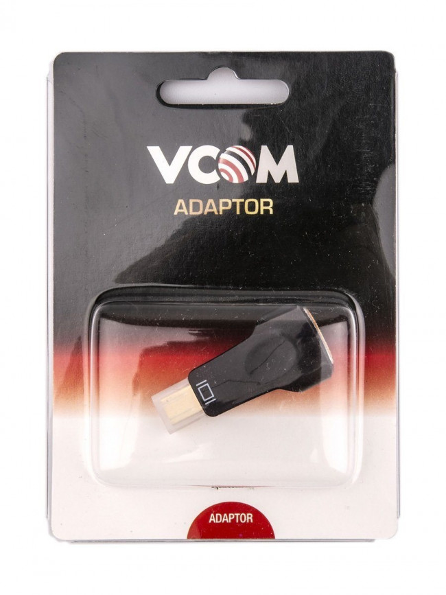 Переходник miniDP(M) --> VGA(F), VCOM <CA335> VCOM Mini DisplayPort (m) - VGA (f)
