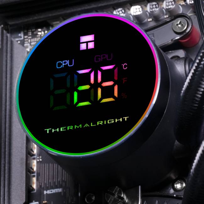 Система жидкостного охлаждения Thermalright Frozen Magic 360 Digital V2 Black — для бизнеса и офиса Система жидкостного охлаждения Thermalright Frozen Magic 360 Digital V2 Black — для бизнеса и офиса