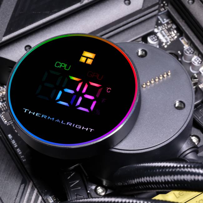 Система жидкостного охлаждения Thermalright Frozen Magic 360 Digital V2 Black — для бизнеса и офиса Система жидкостного охлаждения Thermalright Frozen Magic 360 Digital V2 Black — для бизнеса и офиса