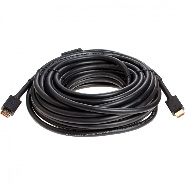 Кабель HDMI-19M --- HDMI-19M ver 2.0+3D/Ethernet ,15m, 2 фильтраTelecom <TCG215F-15M> Кабель Telecom HDMI (m)/HDMI (m) - 15 м (TCG215F-15M)