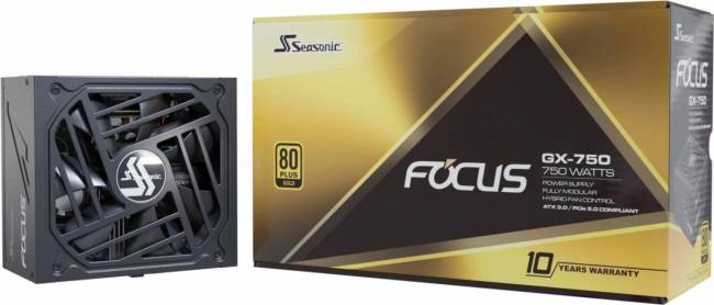 Блок питания Seasonic GX-750 V4 SRP-FGX751-A5A32SF — для бизнеса и офиса