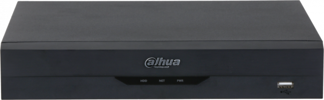 4-канальный IP-видеорегистратор с PoE 4K и H.265+ Входящий поток до 80Мбит/с; сжатие: H.265+ H.265 H.264+ H.264 MJPEG; разрешение записи до 12Мп; накопители: 1 SATA III до 8Тбайт; воспроизведение: 4кн@1080p 1кн@8Мп; видеовыходы: 1 HDMI 1 VGA; cеть: 1 RJ45