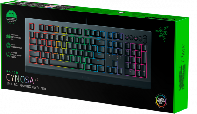 Игровая клавиатура Razer Cynosa V2 Razer Cynosa V2 — для бизнеса и офиса