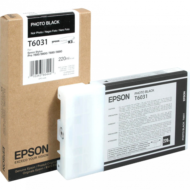 Картридж Epson C13T603100 — для бизнеса и офиса