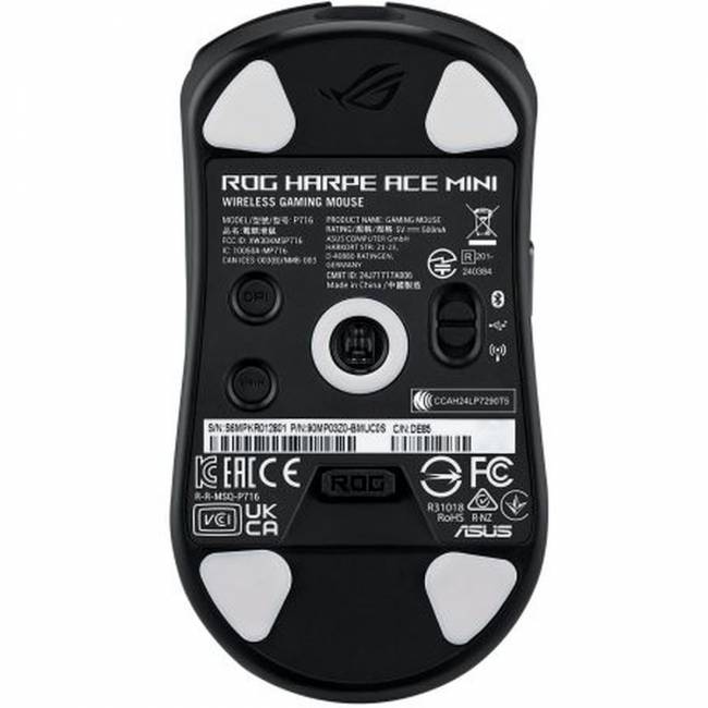 Мышь P716 ROG HARPE ACE MINI/BLK ASUS P716 ROG HARPE ACE MINI/BLK 90MP03Z0-BMUA00 — для бизнеса и офиса